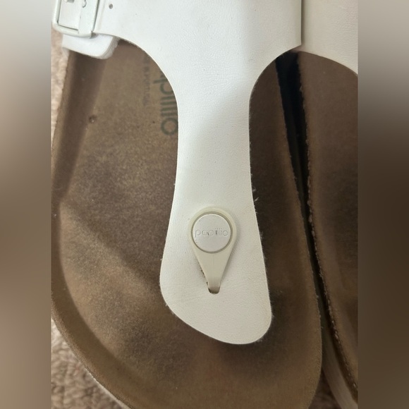 Birkenstock Gizeh Flex Platform Birko-Flor White Womens 38 - Picture 14 of 14